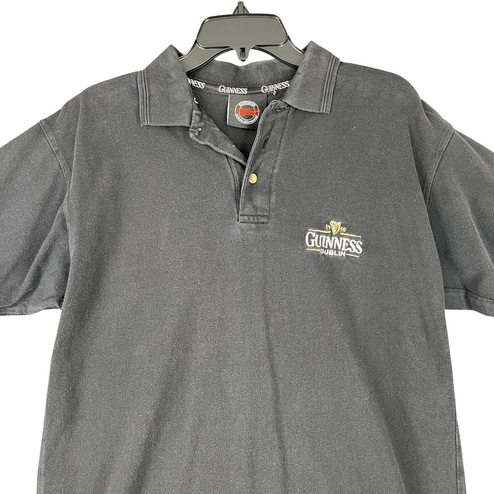 Guinness Official‎ Merchandise Vintage Y2K Polo Men XL Dublin Logo Pubwear